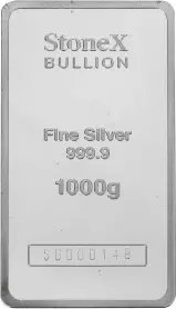 1 Kg Silver Coin Bar StoneX - Pre-Owned