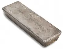 Silver 200 Ounce Bar Engelhard - Pre-Owned side view