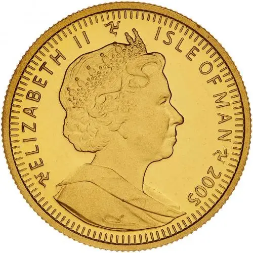 2005 Manx Himalayan Cat 0.1 oz Gold Bullion Coin Isle of Man obverse