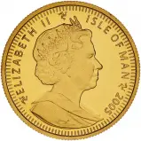 2005 Manx Himalayan Cat 0.1 oz Gold Bullion Coin Isle of Man obverse