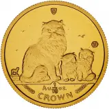 2005 Manx Himalayan Cat 0.1 oz Gold Bullion Coin