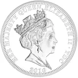 2016  Silver Proof Elizabeth II Coin With Box with Cert Tristan Da Cunha - Secondary Market obverse