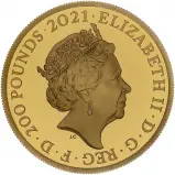 2021 Prince Philip Memorial 2 oz Gold Proof Obverse