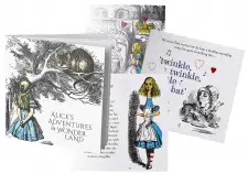 2021 Alice in Wonderland 1 oz Silver Proof Coin booklet