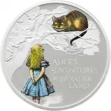 2021 Alice's Adventures 1 oz Silver Proof Coin