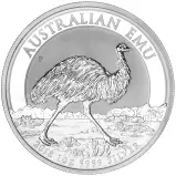 2018 Silver 1 oz Emu Perth Mint Bullion Coin - Pre-owned