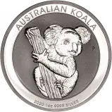 2020 1 oz Silver Koala Perth Mint Bullion Coin - Pre-owned