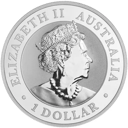 2019 1 oz Silver Koala Perth Mint Bullion Coin - Pre-owned obverse
