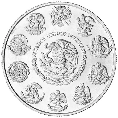 2009 Silver 1 oz Libertad Bullion Coin - Mexico obverse