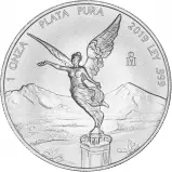 2019 Silver 1 oz Libertad Bullion Coin - Mexico