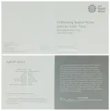 2018 Silver Proof Beatrix Potter Peter Rabbit Pound Sterling 50 Pence  Coin  certificate