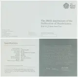 2018 Silver Proof Frankenstein Pound Sterling £2  Coin Single United Kingdom The Royal Mint certificate