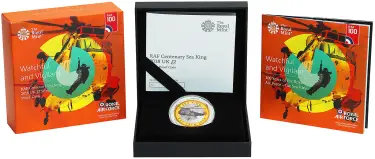 2018 RAF Centenary 'Sea King' £2 Silver Proof Coin - Pre-Owned display 