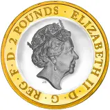 2018 RAF Centenary 'Sea King' £2 Silver Proof Coin - Pre-Owned obverse