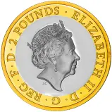 2018 RAF Centenary 'Vulcan' £2 Silver Proof Coin - Pre-Owned obverse
