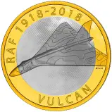 2018 RAF Centenary 'Vulcan' £2 Silver Proof Coin - Pre-Owned