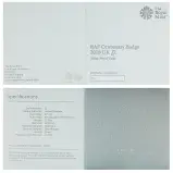 2018 Silver Proof RAF Centenary Elizabeth II Badge Pound Sterling £2  Coin With Box certificate