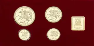 1979   Gold Proof  Coin Sets Isle of Man 4 Coins reverse
