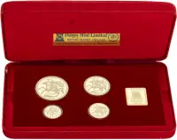 1979 Gold Proof 4 Coin Sovereign Set - Isle of Man