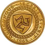 1965   Whole Coin Set Isle of Man - Three (3) Coins Grade C Gold Proof Bicentenary of the Revestment Act 21635