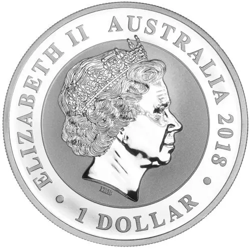 2018 Silver 1 oz Bird Of Paradise Perth Mint Bullion Coin - Pre-owned obverse