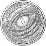 2019 World Of Dragons 'The Norse' 1 oz Silver Round - Pre-Owned
