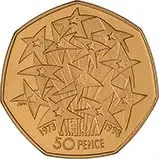 1998 European Economic Community Gold Proof 50p