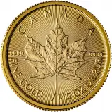 2019 Gold Bullion 0.1 Ounce Maple Coin Royal Canadian Mint
