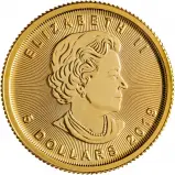2019 Gold Bullion 0.1 Ounce Maple Coin Royal Canadian Mint
