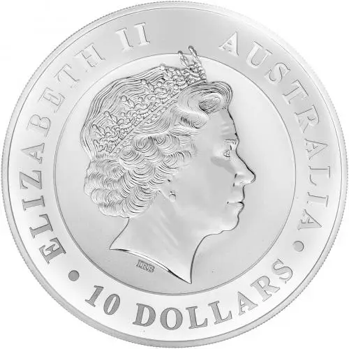 2012 Silver Bullion Ungraded 10 Ounce Koala  Coin Single Australia Perth Mint obverse