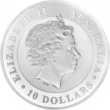 2012 Silver Bullion Ungraded 10 Ounce Koala  Coin Single Australia Perth Mint obverse