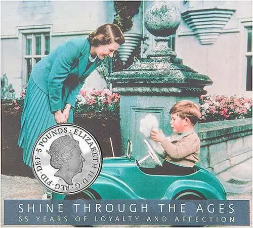 2017 UK Coin £5 / Crown BU Sapphire Jubilee 20604