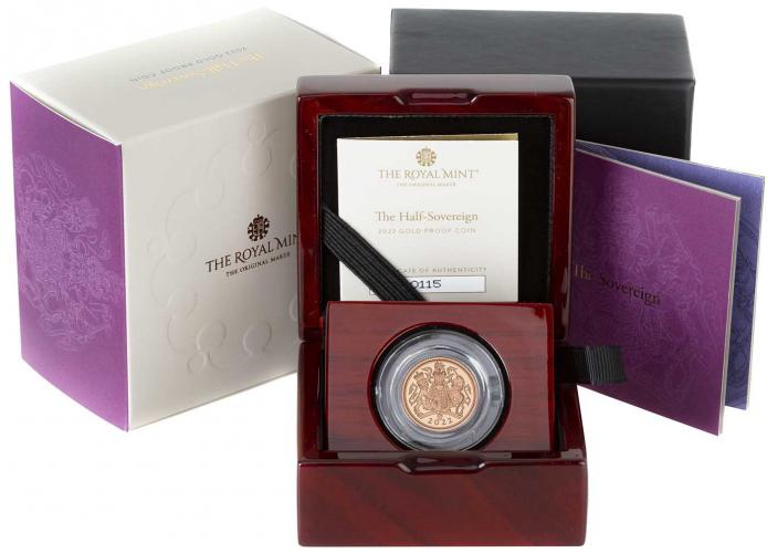 2022 Gold Proof Half Sovereign | Chards