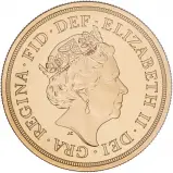 2022 5-Coin Gold Proof Sovereign Set obverse design