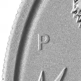 2022 Year of the Tiger Perth Mint Lunar 5 oz Silver Bullion Coin p mint mark image