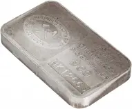 Silver 500g Bar Johnson Matthey - Pre-Owned side view