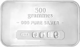 1977 Silver Bullion 500 Gram Silver Jubilee Bar C.E.Health & Co Ltd - Pre-Owned 2