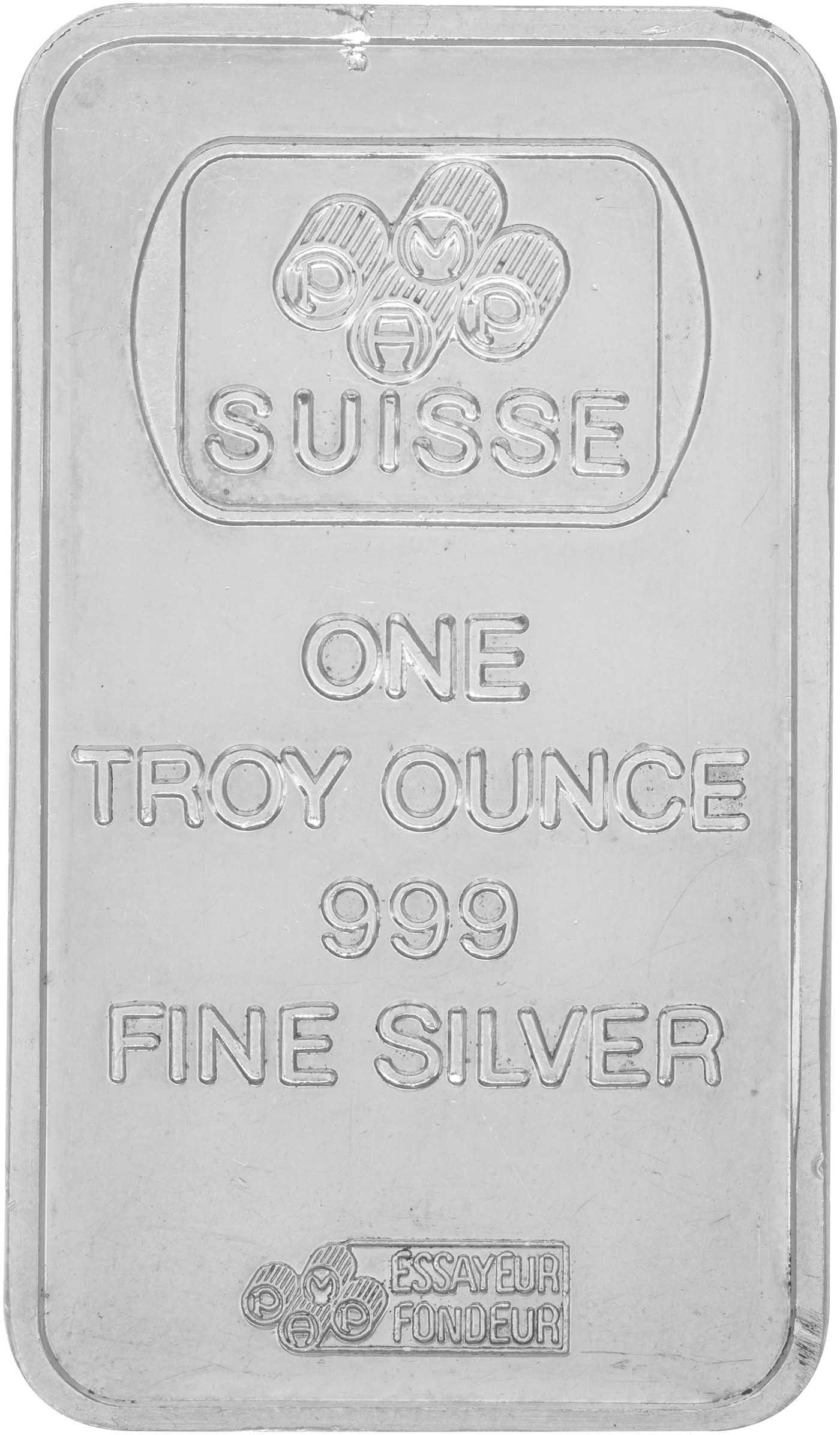 Silver 1 oz Bullion Bar PAMP Fortuna - Pre-Owned | Chards