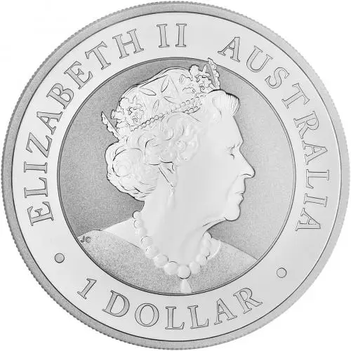 2022 Kookaburra 1 oz Silver Perth Mint Bullion Coin obv