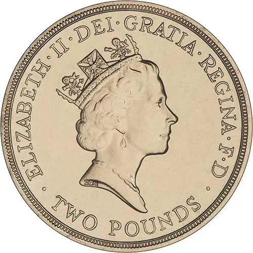 1995 UK Coin £2 BU Peace Dove - WWII 23677