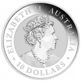 2022 10 oz Silver Kookaburra Coin - Obverse
