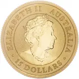 2022 Kangaroo Nugget 1/10 oz Gold Perth Mint Bullion Coin obverse