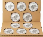 Perth Mint 2022 1 kg Silver Koala Bullion Coin Box
