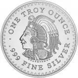 Silver 1 Ounce The Aztec Calendar  Rounds Single United States of America obverse