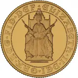 1989 Gold Proof Half Sovereign NGC PF-70 Obverse