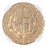 1989 Double Gold Proof Sovereign Coin Reverse