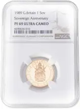 1989 Sovereign NGC PF-69 ULTRA CAMEO obverse