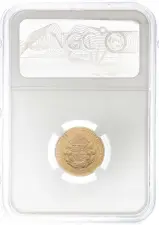 1989 Graded 500th Anniversary Half Sovereign PF-69 Reverse