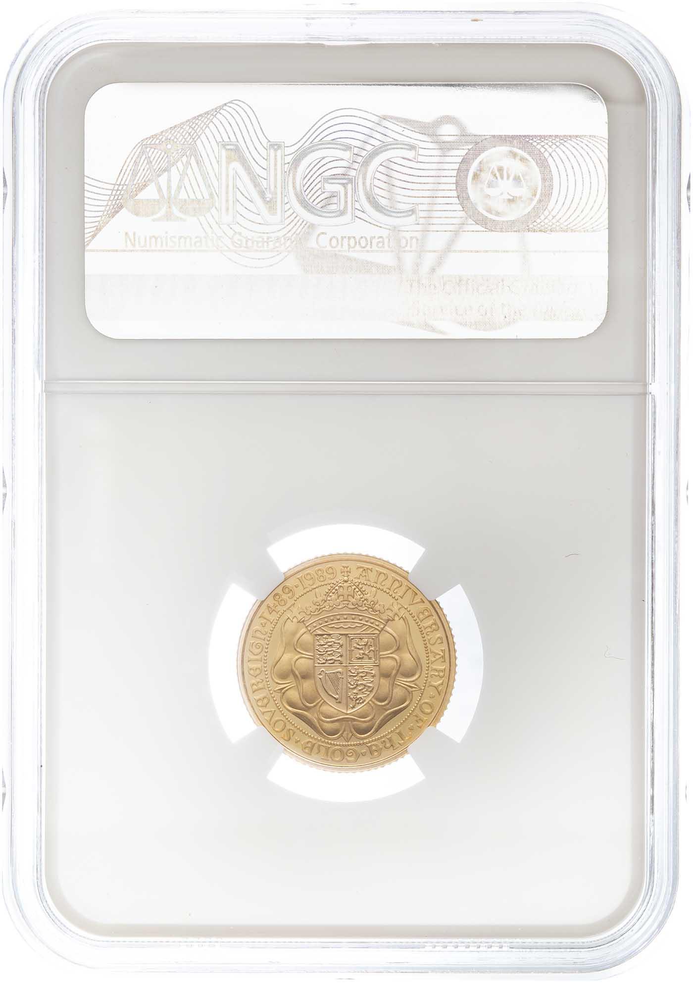 500周年記念！！ イギリス　エリザベス２世　1/2ソブリン　金貨　PF69UC 500周年記念！！ イギリスエリザベス2世1/2ソブリン金貨PF69UC