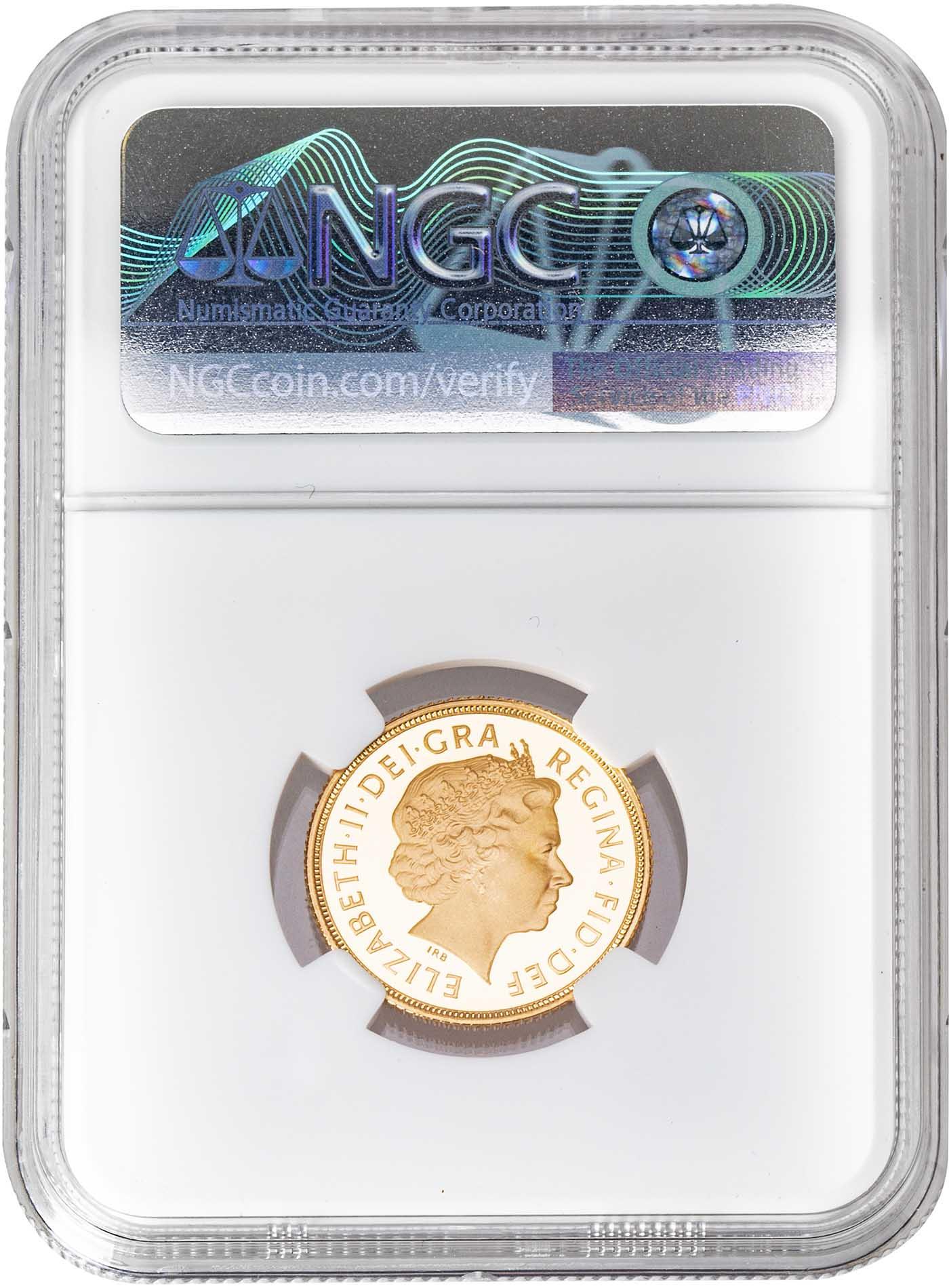2005 Sovereign Gold Proof NGC 